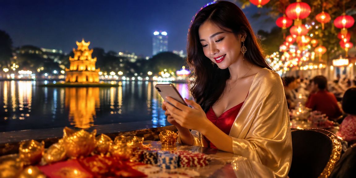 Khách chơi Casino trên di động tại Hà Nội